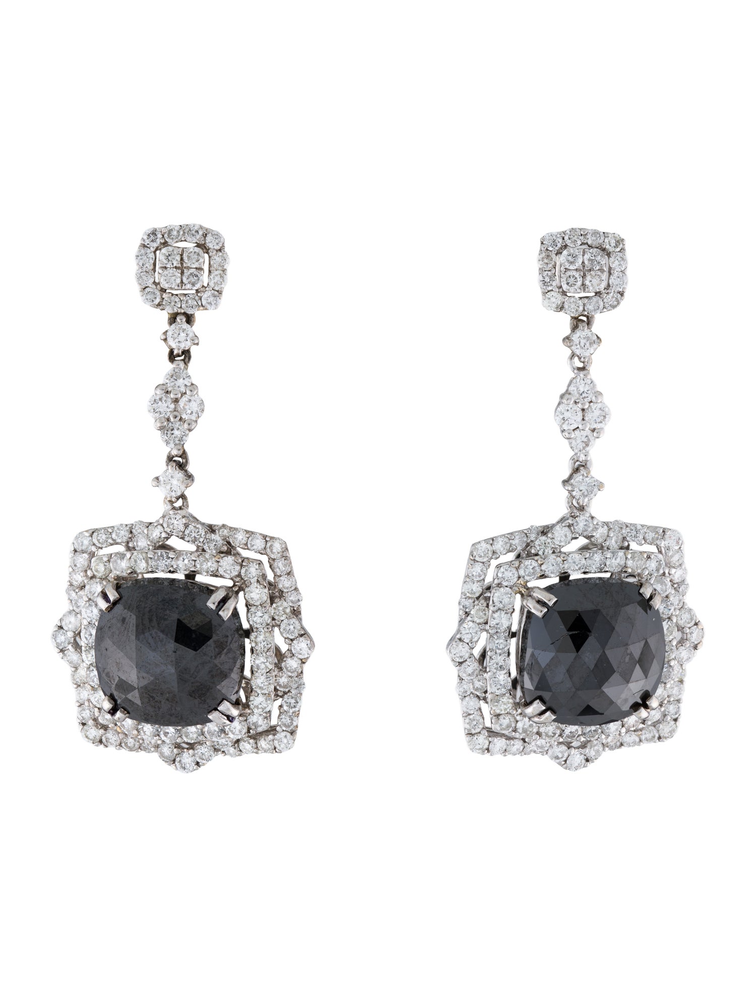 Earrings 18K Diamond Drop