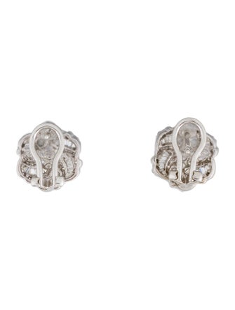 Earrings 14K 1.01ctw Diamond Earclips