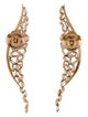 Earrings 18K 1.34ctw Diamond Wings Ear Climbers