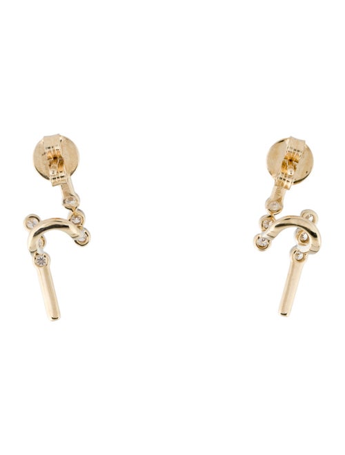 Earrings 14K Diamond Drop Earrings