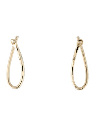 Earrings 14K 2.00ctw Diamond Hoop Earrings