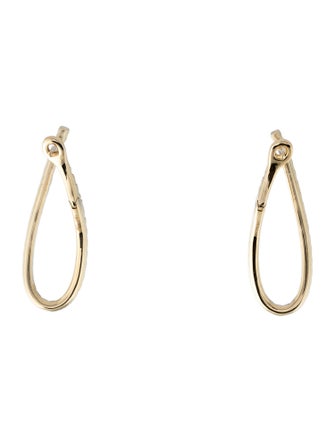 Earrings 14K 2.00ctw Diamond Hoop Earrings