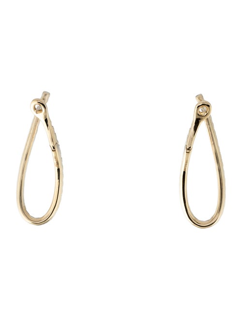 Earrings 14K 2.00ctw Diamond Hoop Earrings