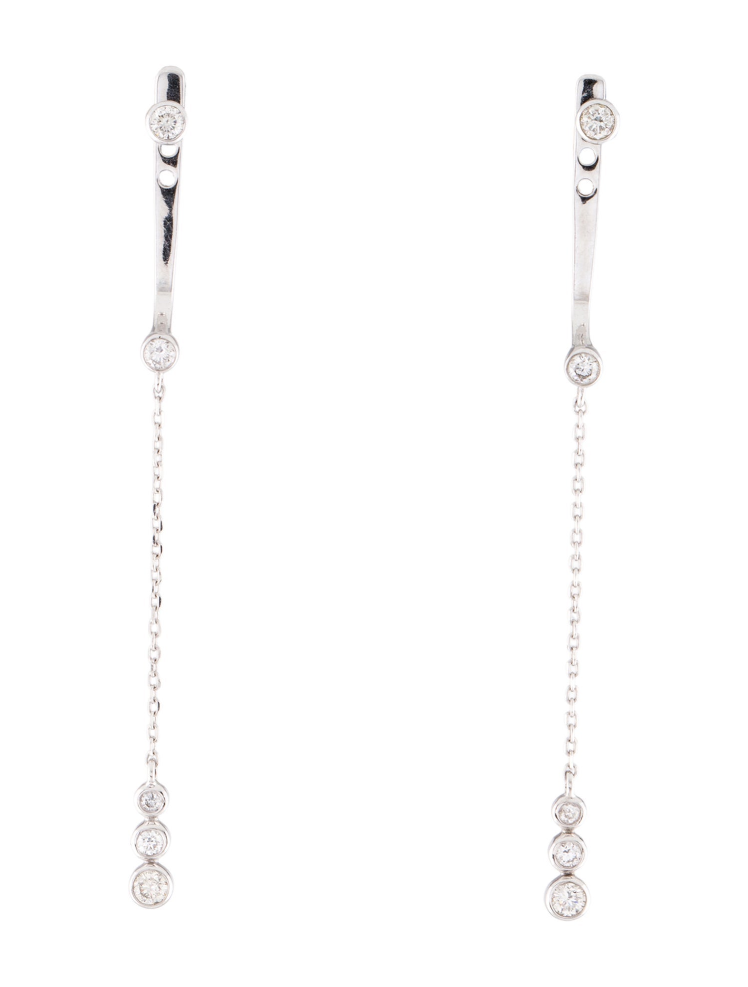Earrings 14K Diamond Drop