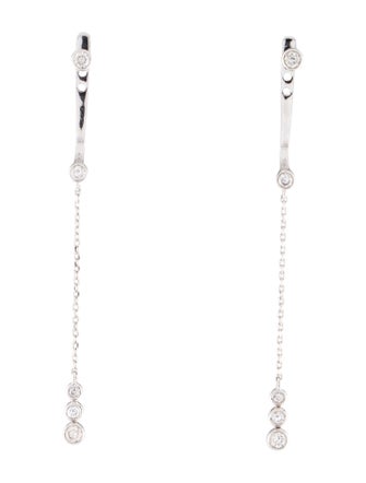 Earrings 14K Diamond Drop Earrings