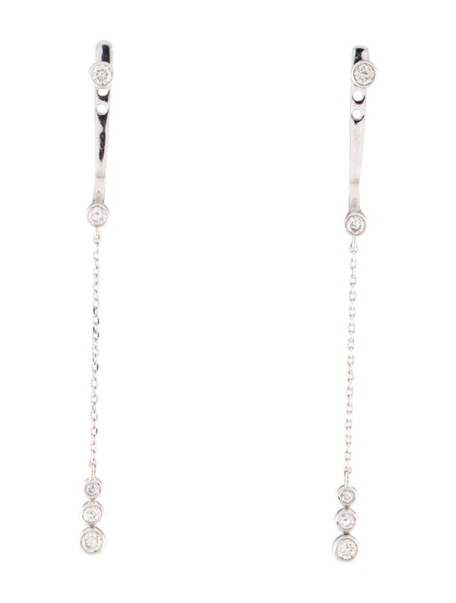 Earrings 14K Diamond Drop Earrings
