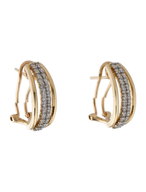 Earrings 14K Diamond Earclip Earrings