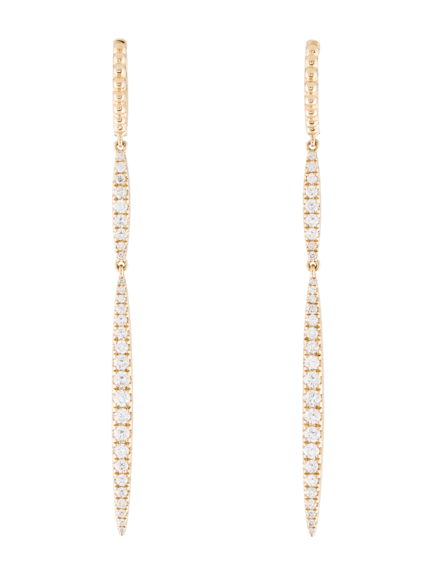 Earrings 14K 1.10ctw Diamond Drop