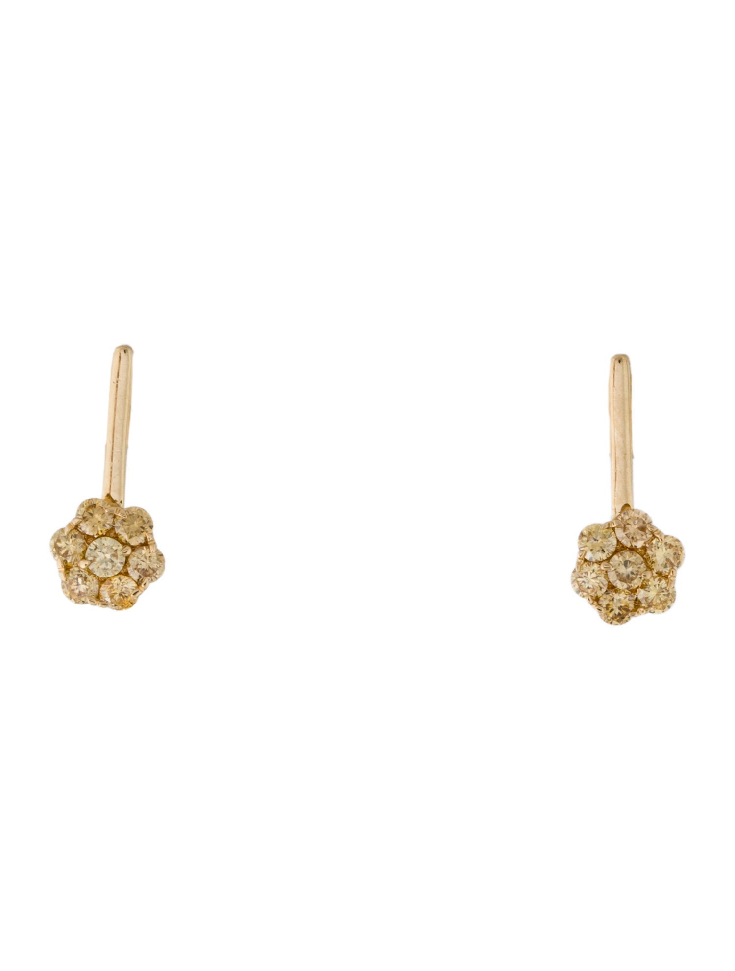 Earrings 18K Diamond Drop