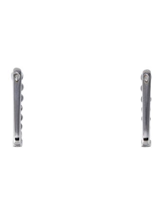 Earrings 14K Diamond Hoop Earrings