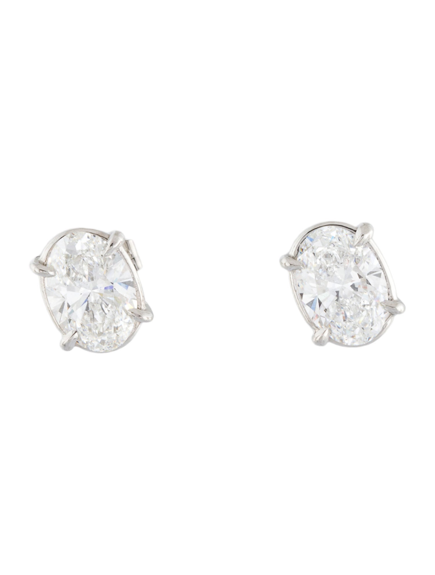 Earrings Platinum 2.51ctw Lab-Grown Diamond Stud Earrings