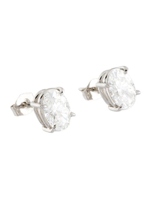 Earrings Platinum 2.51ctw Lab-Grown Diamond Stud Earrings
