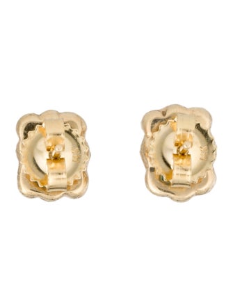 Earrings 14K 1.19ctw Emerald & Diamond Stud Earrings