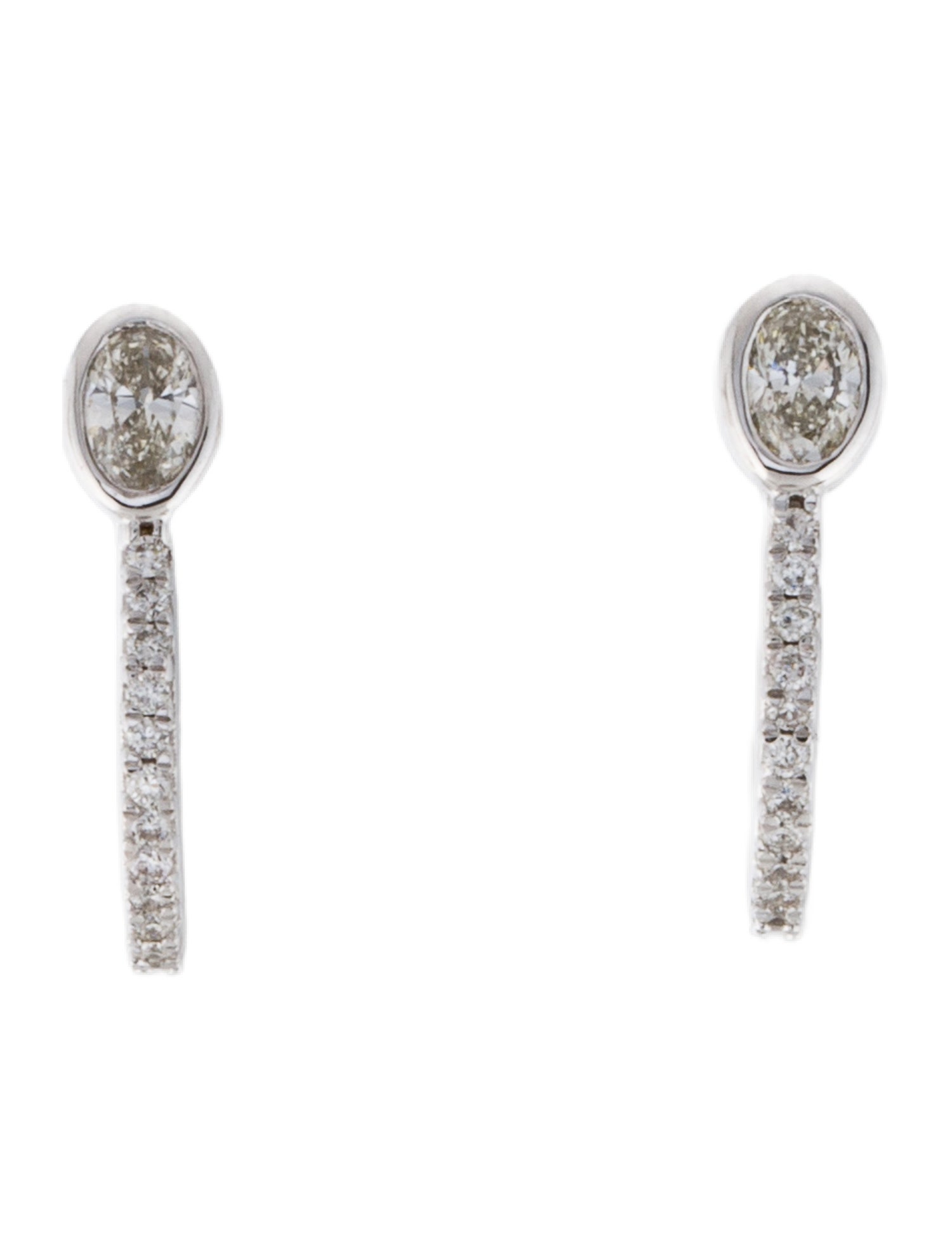 Earrings 14K Diamond Drop Earrings