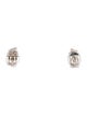 Earrings 14K Diamond Leaf Stud Earrings