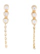 Earrings 14K Diamond Chain Drop Earrings