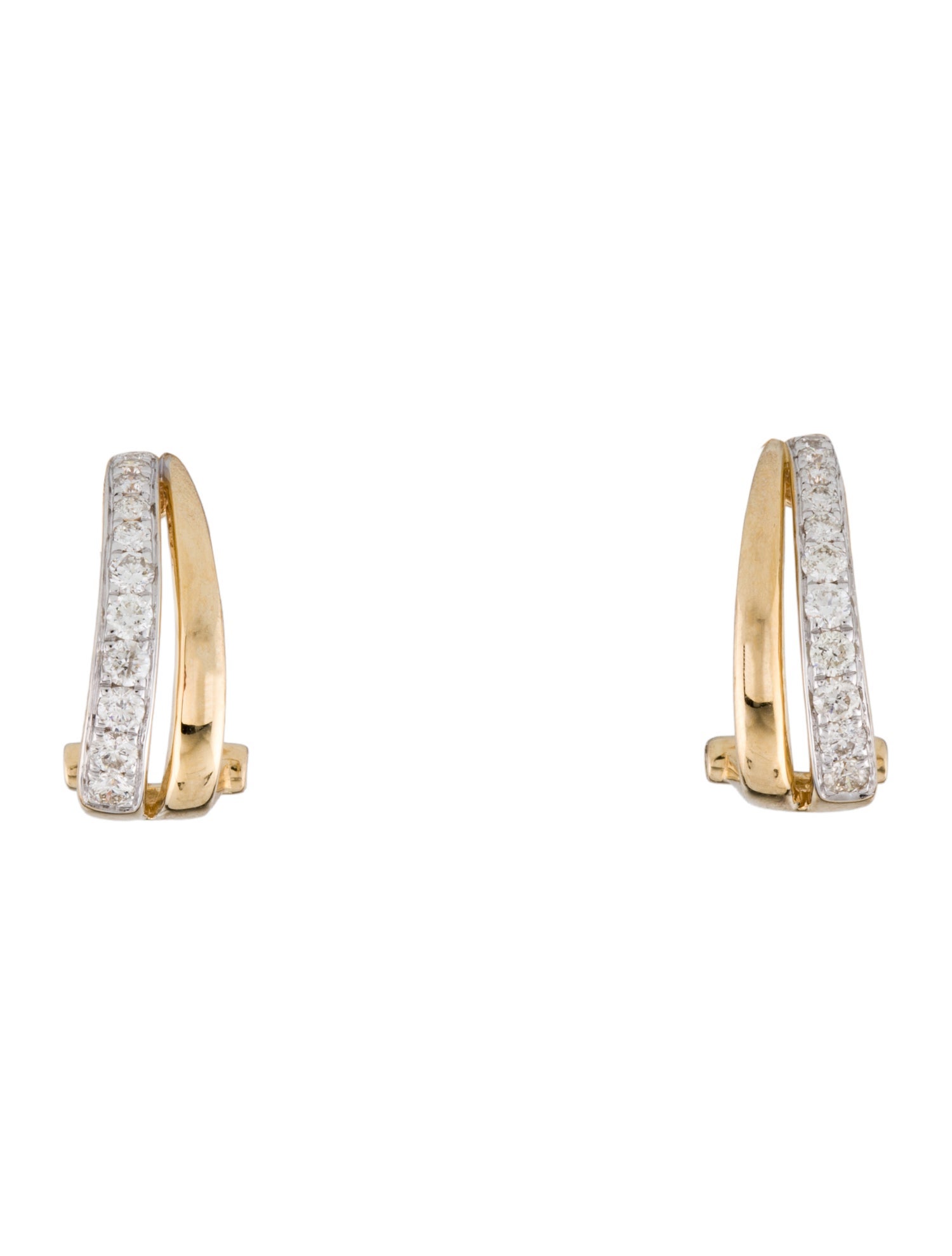 Earrings 14K Diamond Earclip
