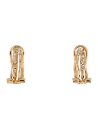 Earrings 14K Diamond Earclip Earrings