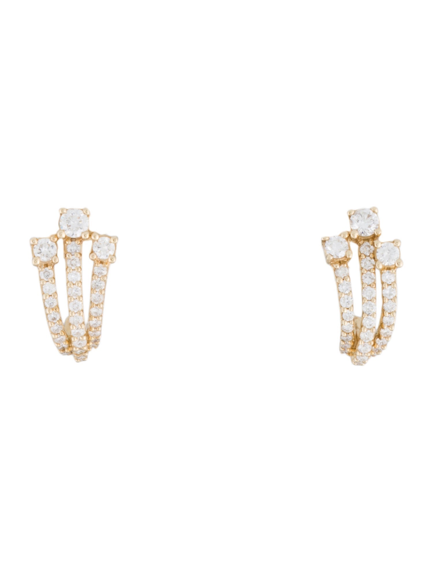 Earrings 14K Diamond Drop