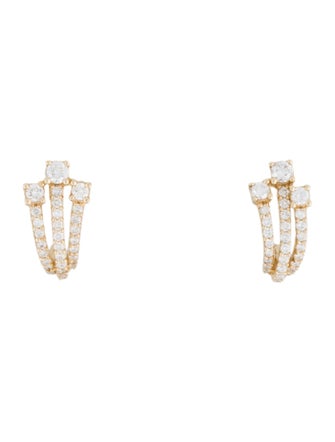 Earrings 14K Diamond Drop Earrings