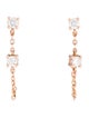 Earrings 14K Diamond Chain Drop Earrings