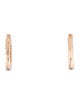 Earrings 18K Diamond Hoop Earrings
