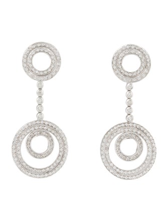 Earrings 18K 1.68ctw Diamond Drop Earrings
