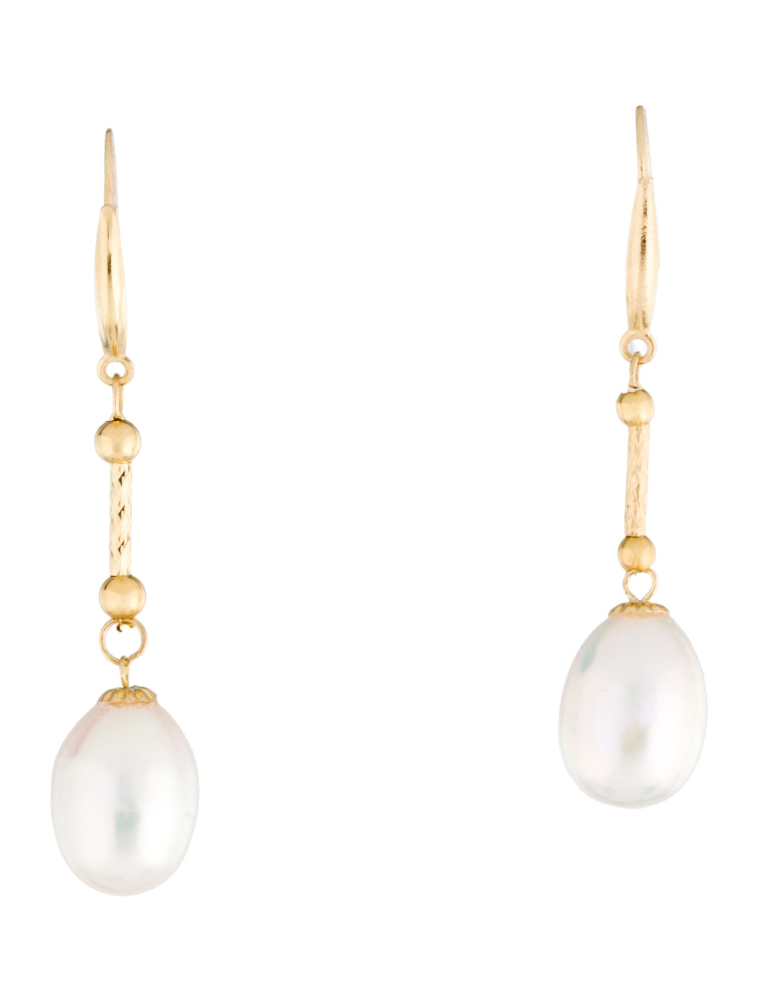 Earrings 18K Pearl Drop