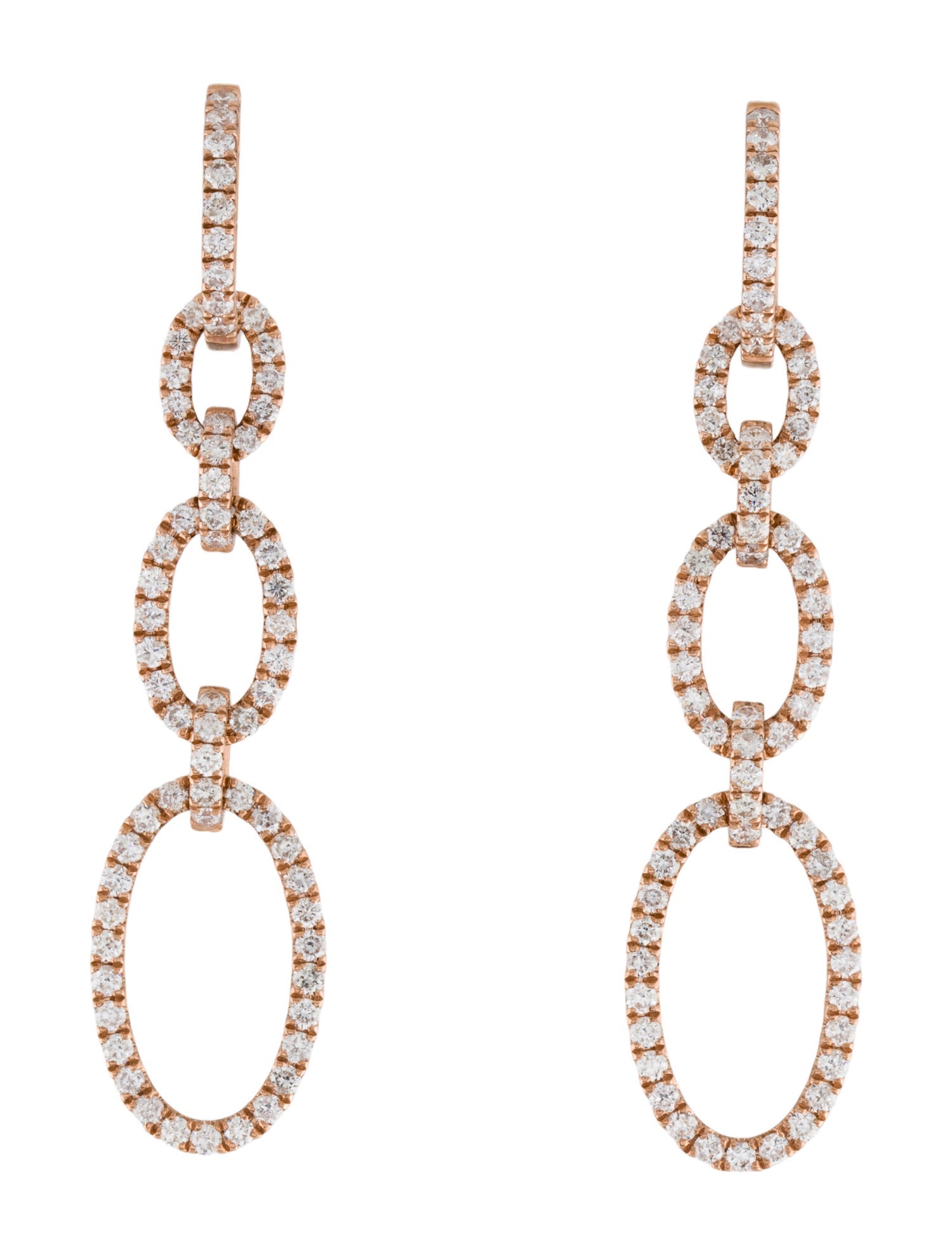 Earrings 14K Diamond Drop