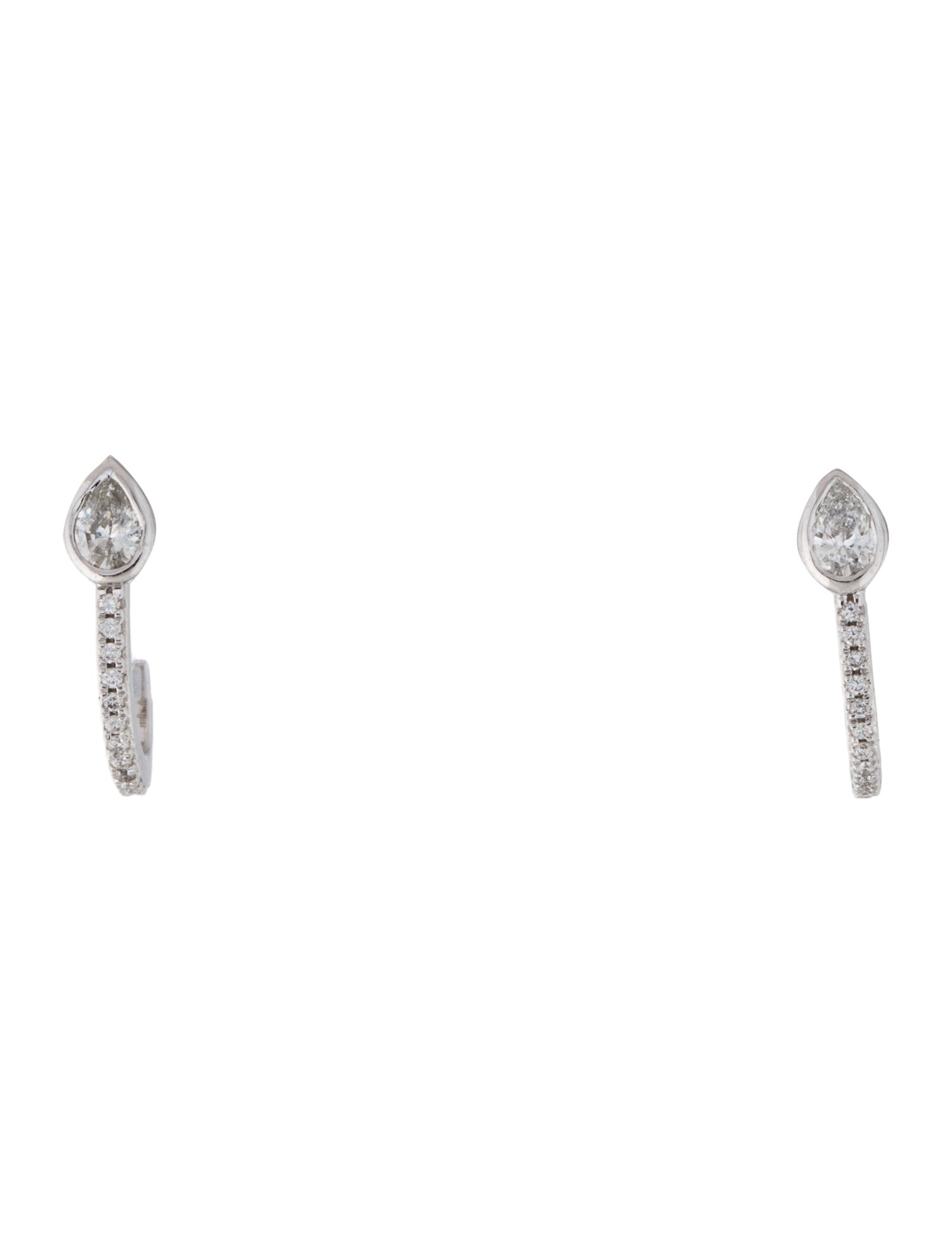 Earrings 14K Diamond HooK Stud