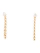 Earrings 14K Diamond Bead Chain Drop Earring