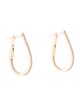 Earrings 18K Diamond Hoop Earrings