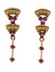 Earrings 18K Ruby Drop Earrings