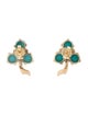 Earrings 14K 4.14ctw Turquoise Stud Earrings