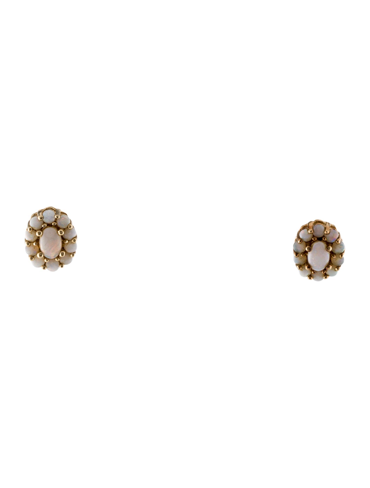 Earrings 14K Opal Stud