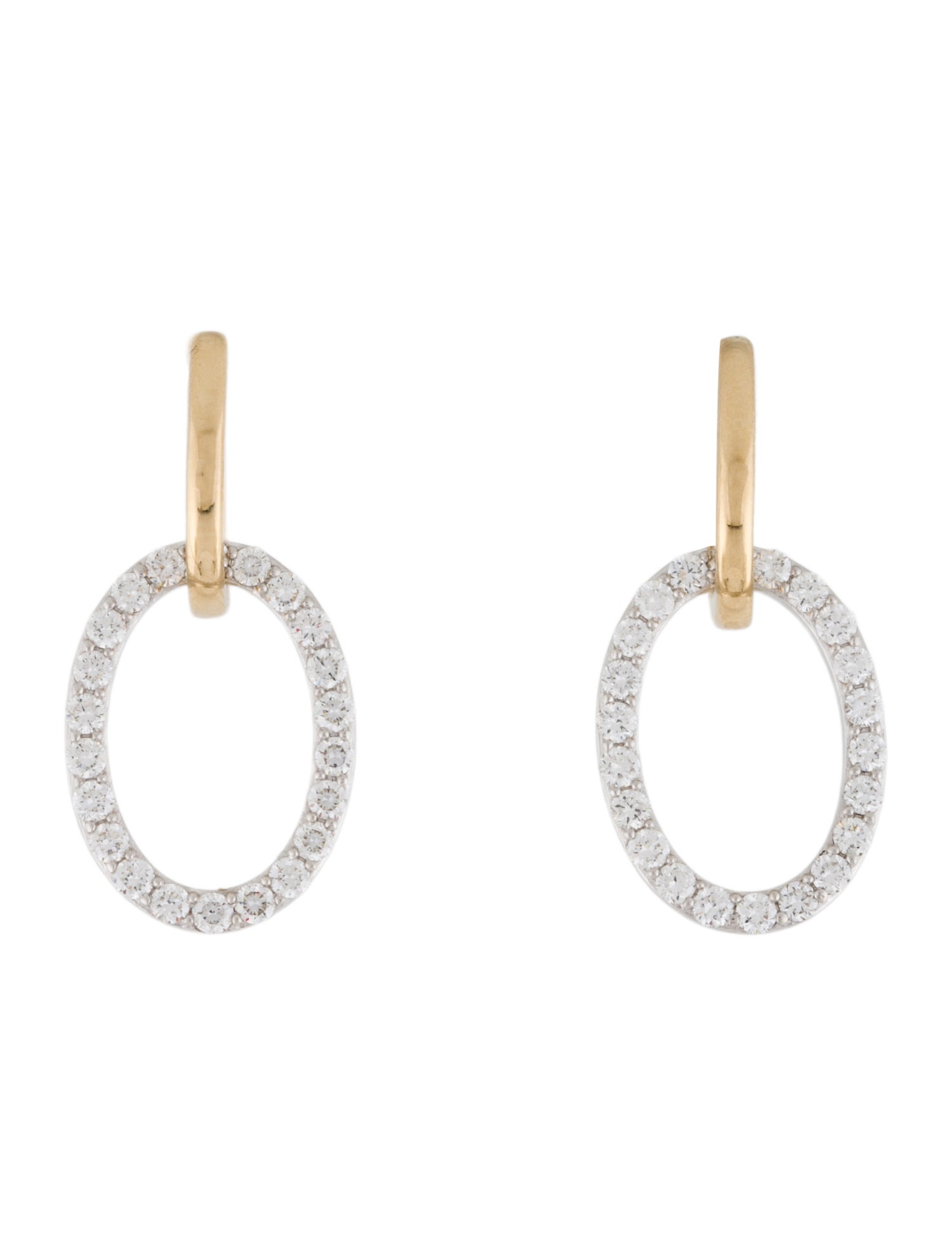 Earrings 14K 1.32ct Diamond Drop