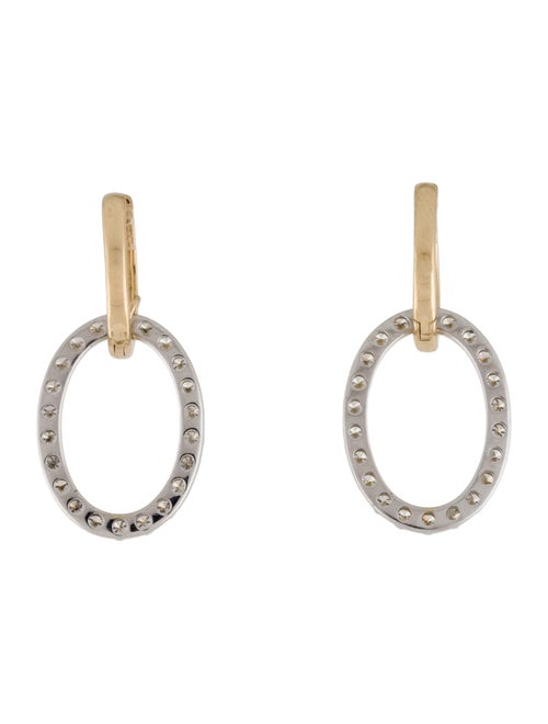 Earrings 14K 1.32ct Diamond Drop Earrings