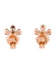 Earrings 14K Diamond Flower Stud Earrings