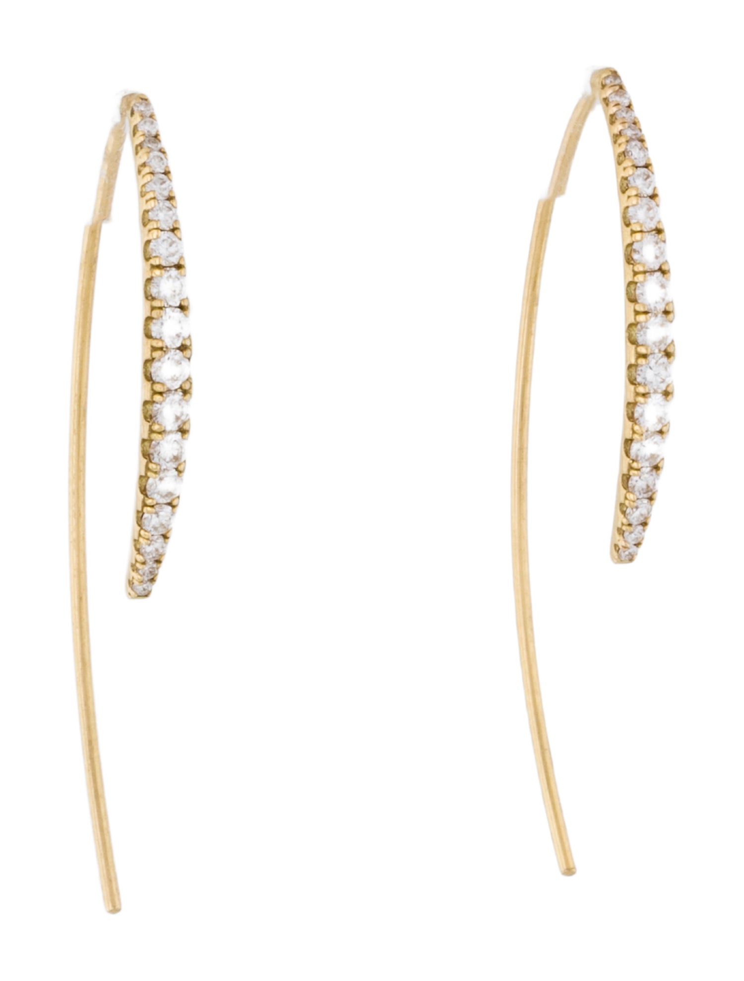 Earrings 18K Diamond Drop