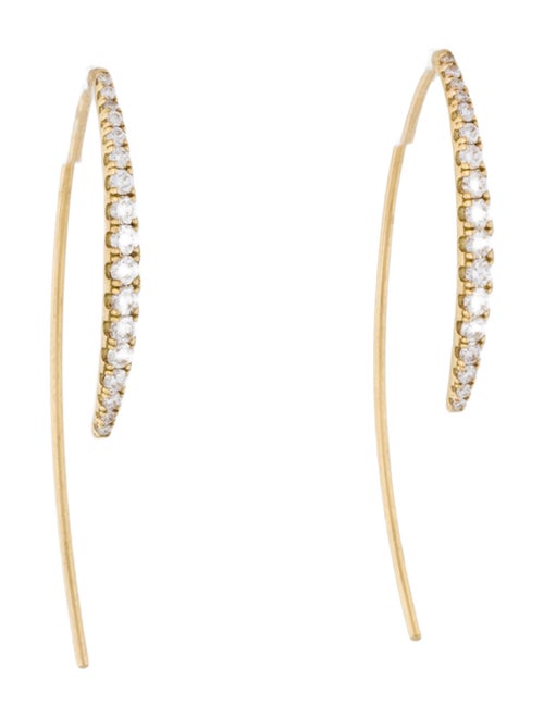 Earrings 18K Diamond Drop Earrings