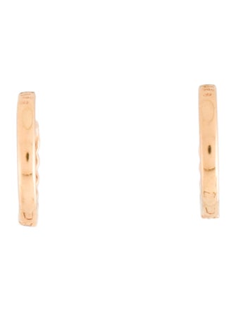 Earrings 18K Diamond Huggie Hoop Earrings