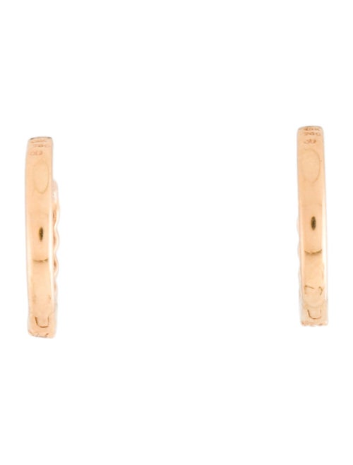 Earrings 18K Diamond Huggie Hoop Earrings