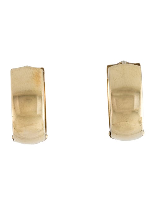 Earrings 14K Leopard Print Enamel Hoop Earrings