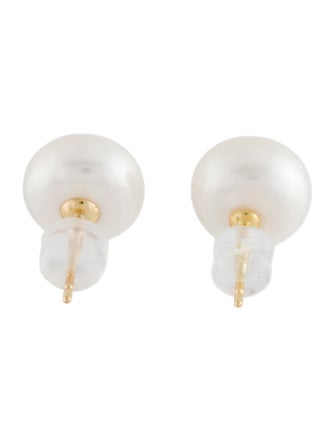 Earrings 18K Pearl Stud Earrings