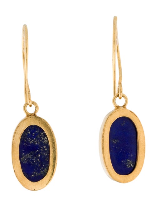 Earrings 18K Lapis Lazuli Drop Earrings