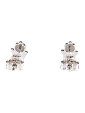 Earrings 14K Sapphire & Diamond Evil Eye Stud Earrings