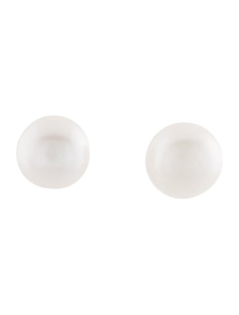 Earrings 18K Pearl Stud Earrings