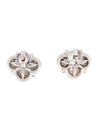 Earrings 14K 2.36ctw Diamond Cluster Stud Earrings