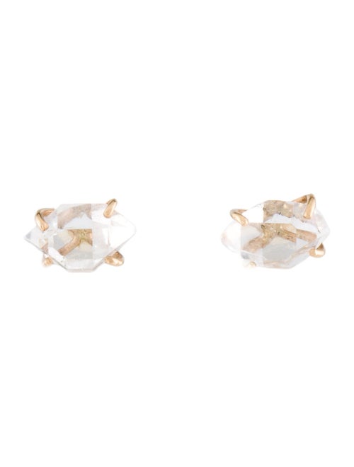 Earrings 14K Quartz Stud Earrings