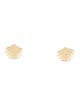 Earrings 14K Seashell Stud Earrings